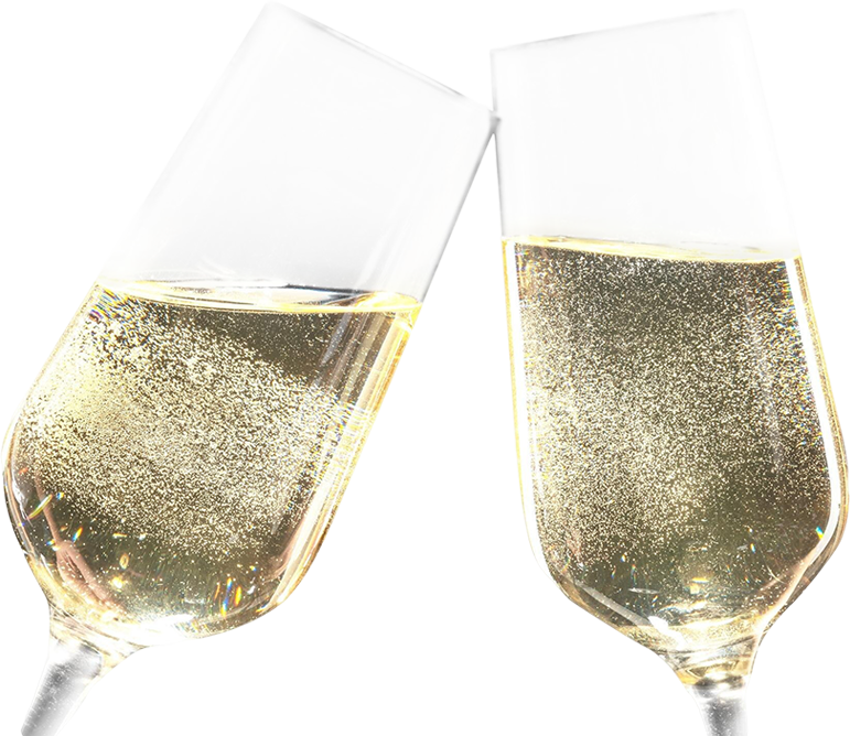 Champagne glasses