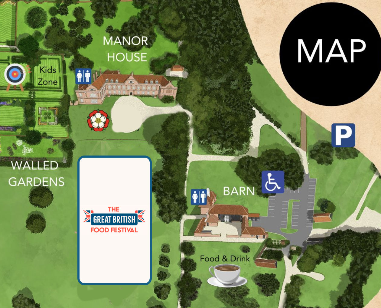 West Horsley Place map